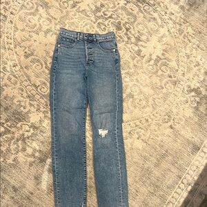 Classic Blue High-Waisted Women's Jeans